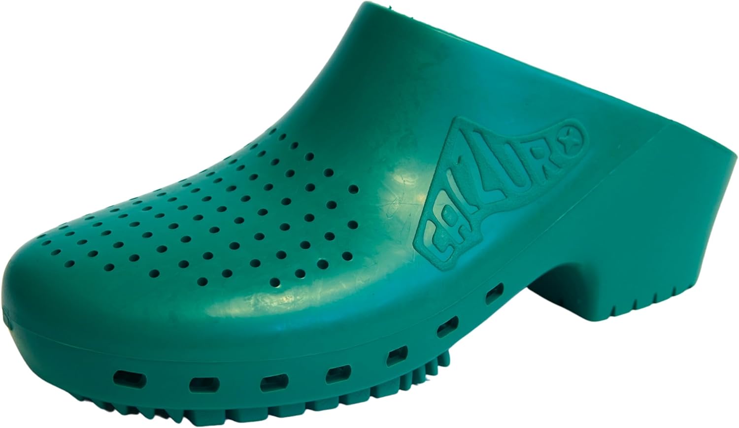

Классические сабо CALZURO с отверстиями - унисекс сабо для женщин и мужчин - противоскользящая обувь - автоклавируемые резиновые кухонные и медицинские сабо, зеленый