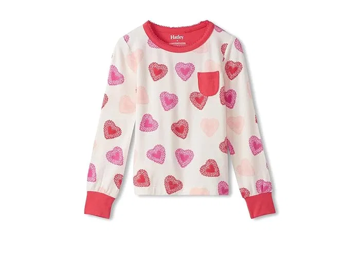 Пижама Bamboo Pajamas Set Hatley Kids, Off-White — фото 2