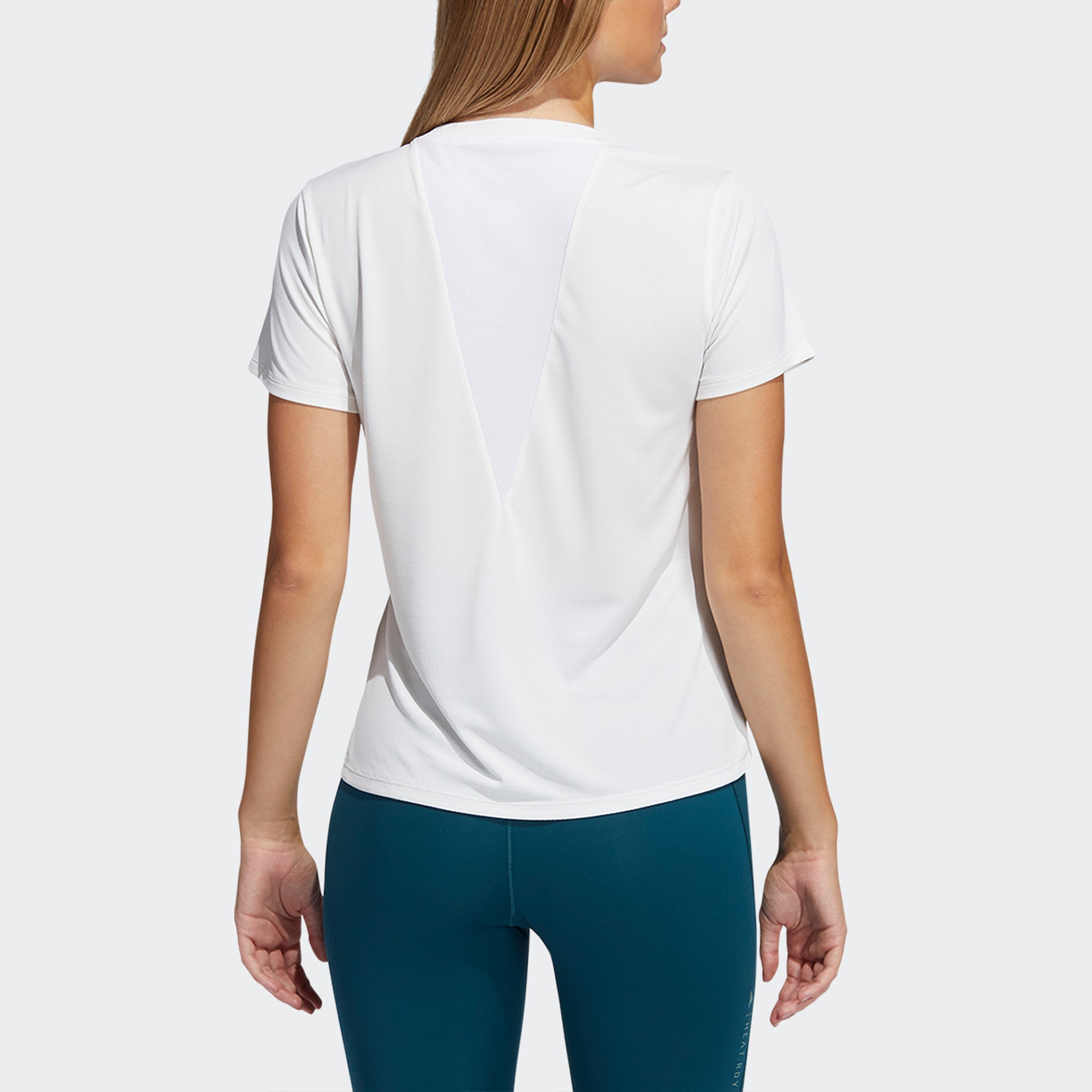 Футболка (WMNS) adidas Heatrdy Focus T Intense Training Sports Short Sleeve T-shirt White — фото 4