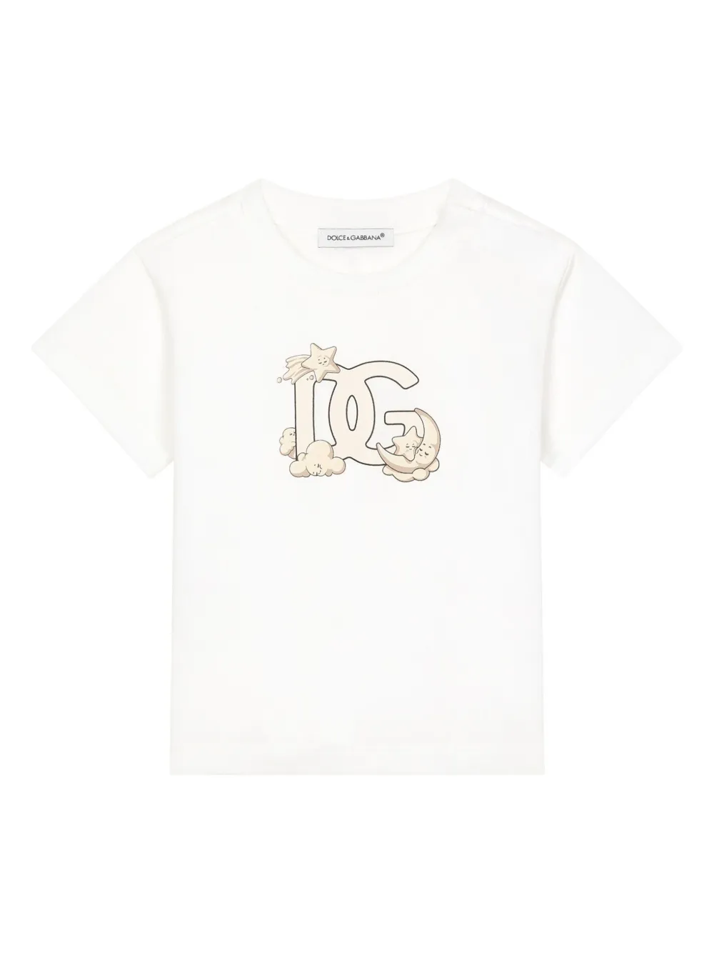 

Футболка с логотипом Dolce & Gabbana Kids, белый