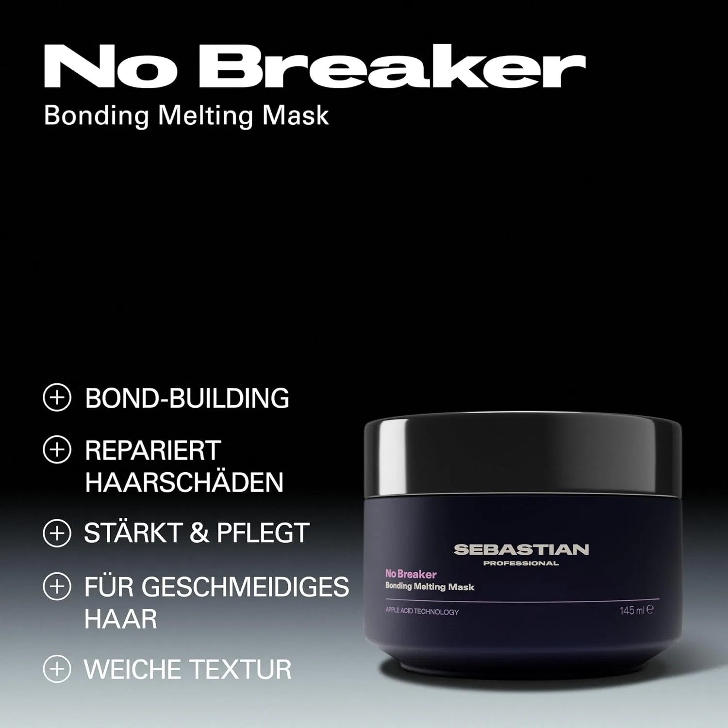 Укрепляющая маска для волос «No Breaker Bonding Melting Mask» от Sebastian Professional Sebastian — фото 3