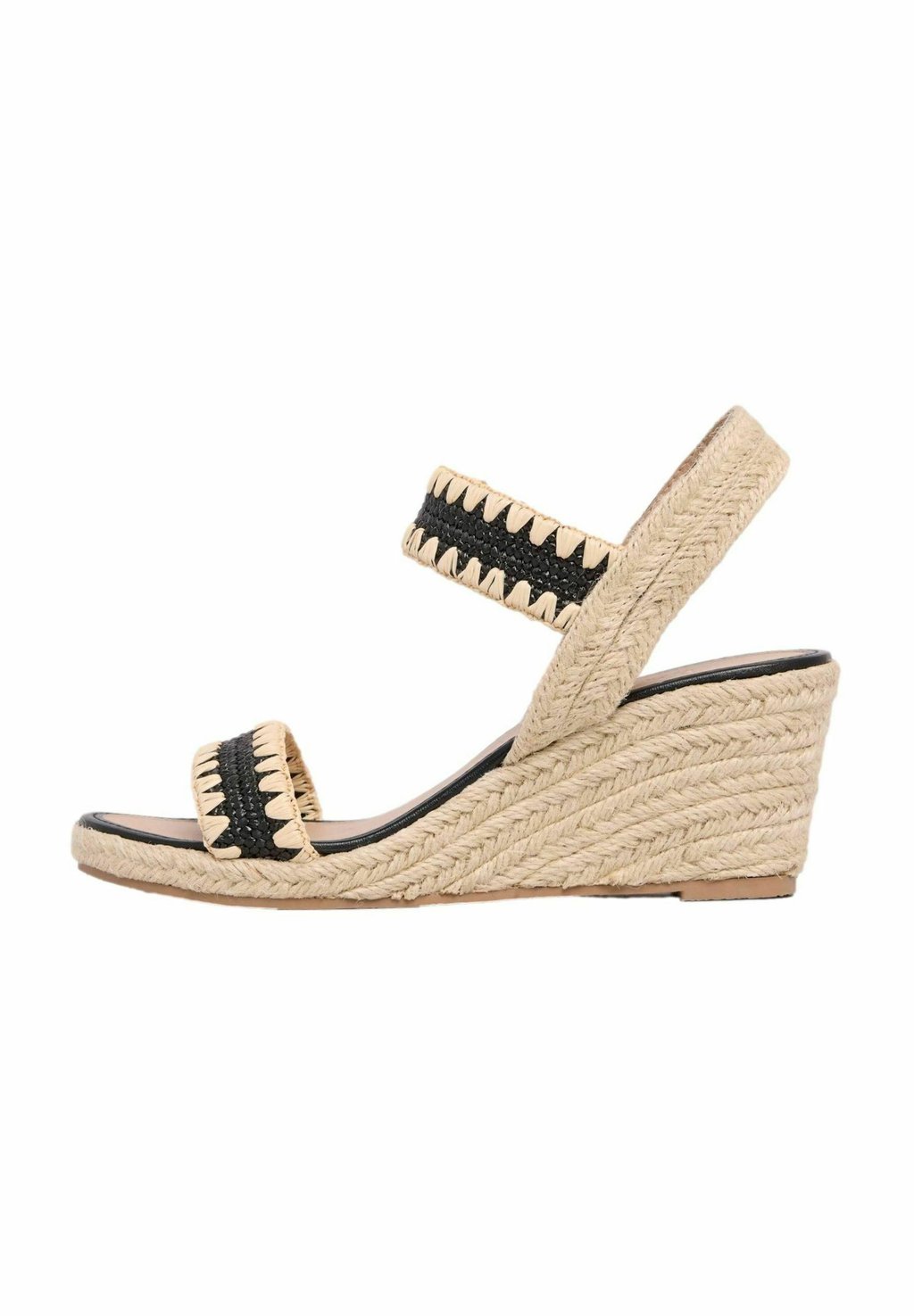 Босоножки на танкетке REGULAR FIT-ELASTIC STRAP MID - Espadrilles Lipsy, белый