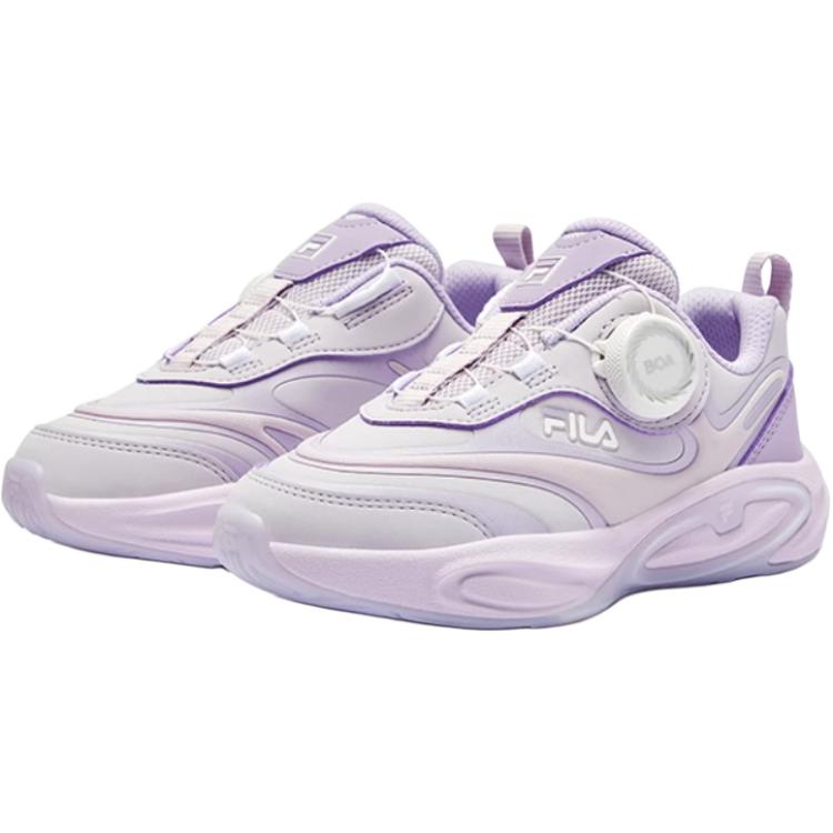 FILA KIDS Кроссовки для бега BOA Rebound And Breathable с низким верхом, светло-фиолетовые, для детей 3–7 лет — фото 3