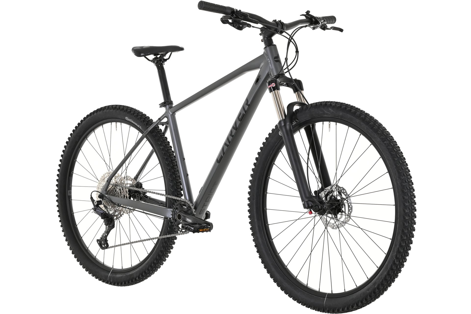 Горный велосипед Carver Strict 140 - 29 дюймов - Diamant - 2024, цвет Grau|dark anthracite/black/neon orange — фото 2