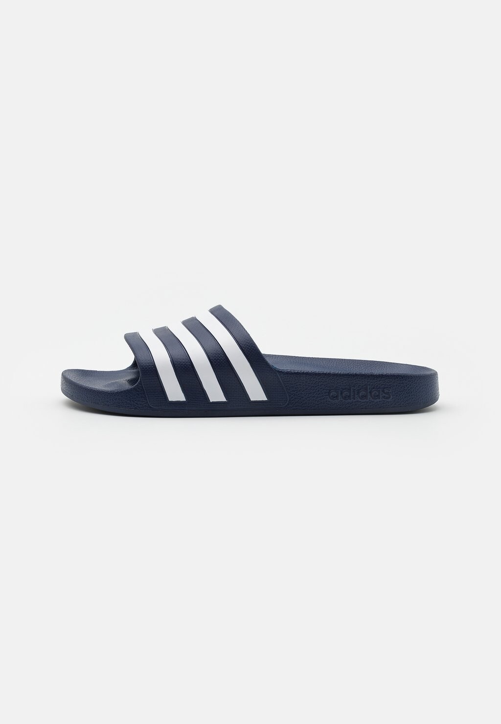 Шлепанцы Adidas с полосками, темно-синий