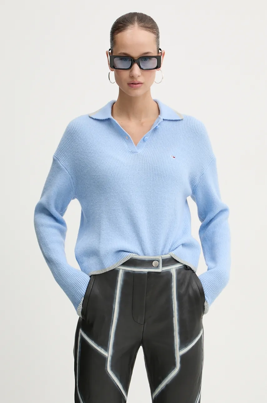 

Шерстяной свитер Tommy Jeans, синий
