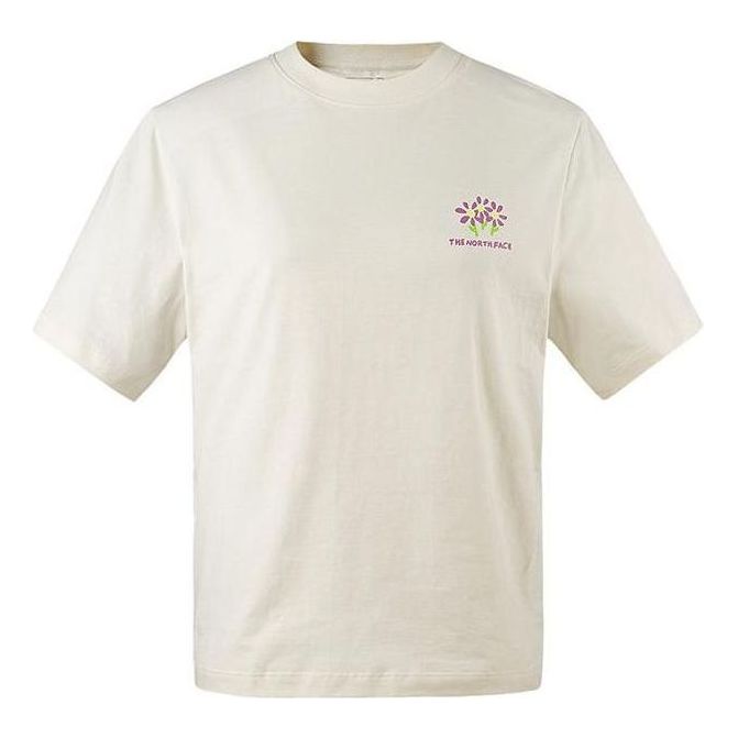 

Футболка (WMNS) THE NORTH FACE Printed T-shirt 'Beige', бежевый