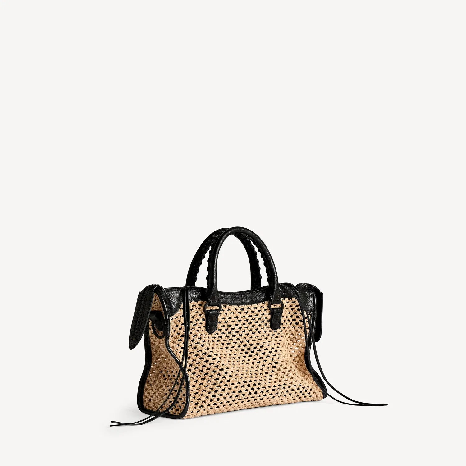 Женская сумка Le City Small в цвете натуральный/черный BALENCIAGA — фото 3