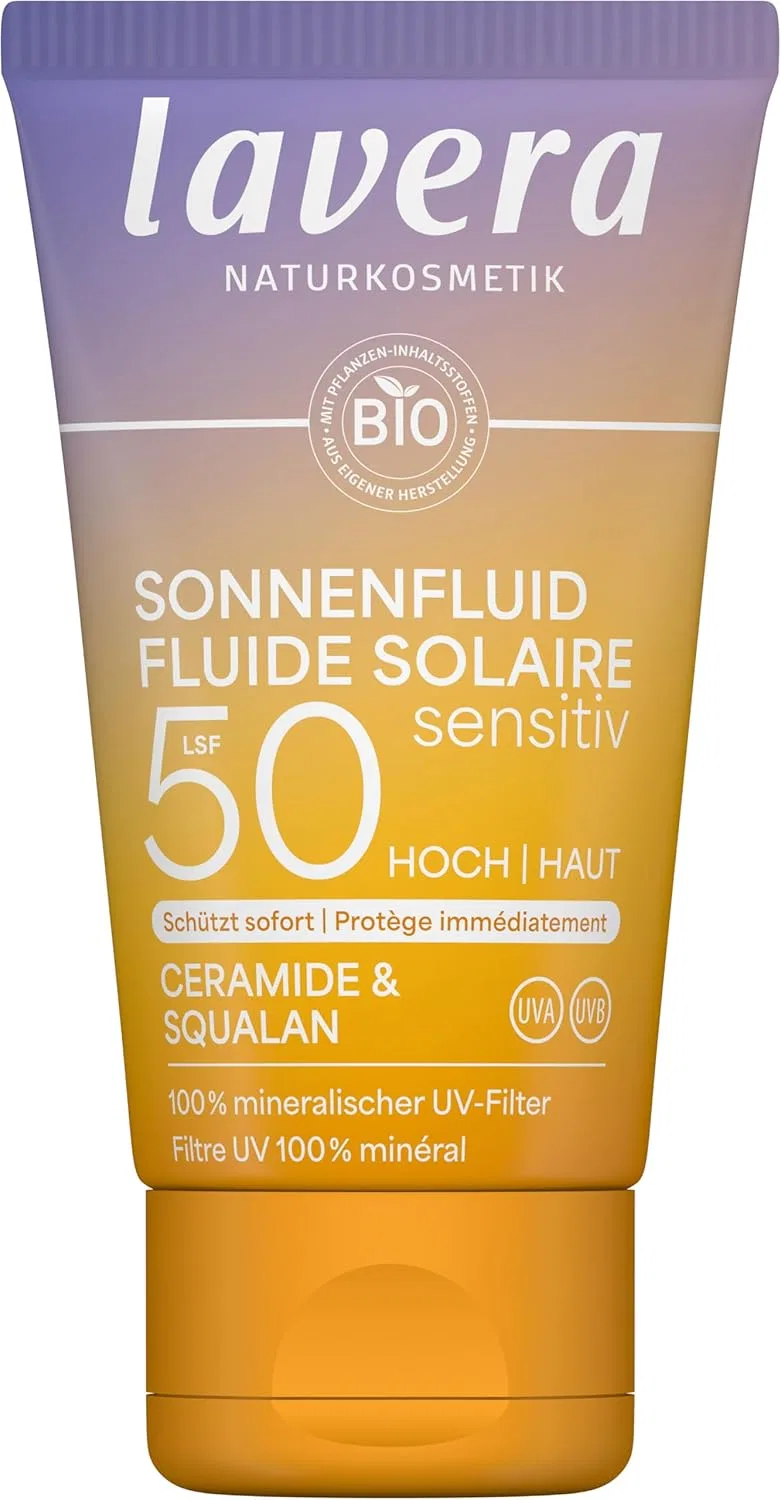 Солнцезащитный лосьон Sensitive SPF 50 от lavera Lavera