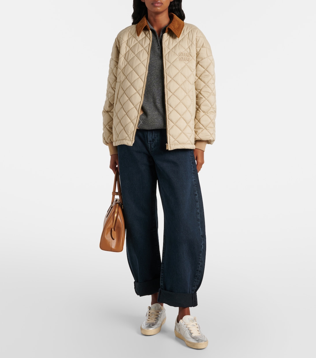 Кроссовки из металлизированной кожи Soul-Star Golden Goose, Silver/White/Milk — фото 3