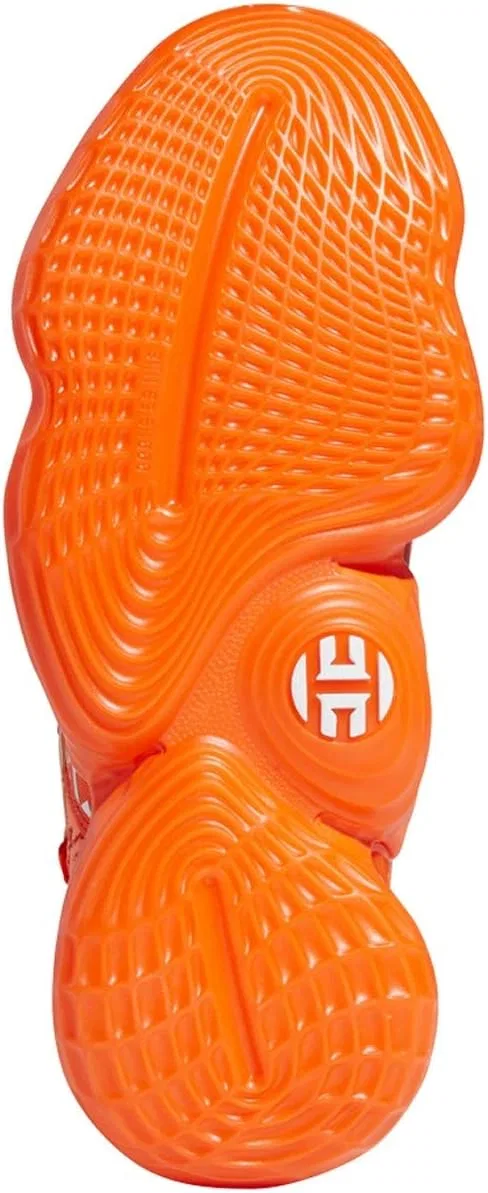 Мужские баскетбольные кроссовки Adidas Harden Vol. 4, размер XS, высота 9 дюймов, Orange — фото 4