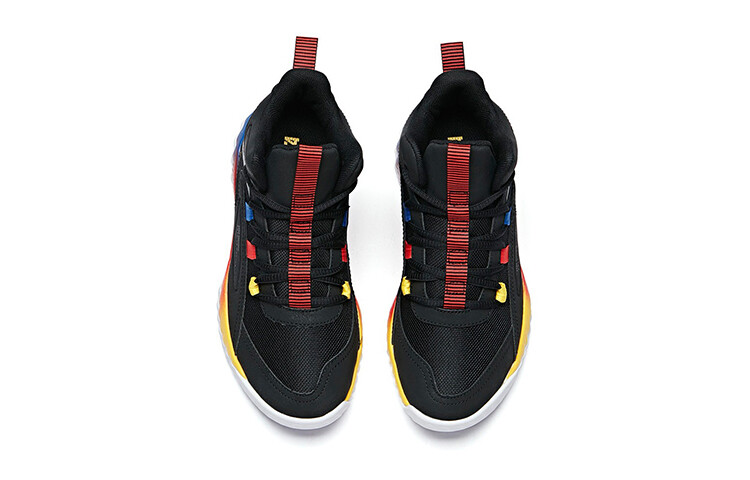 Детские баскетбольные кроссовки GS High-top черные/белые Anta Kids — фото 3