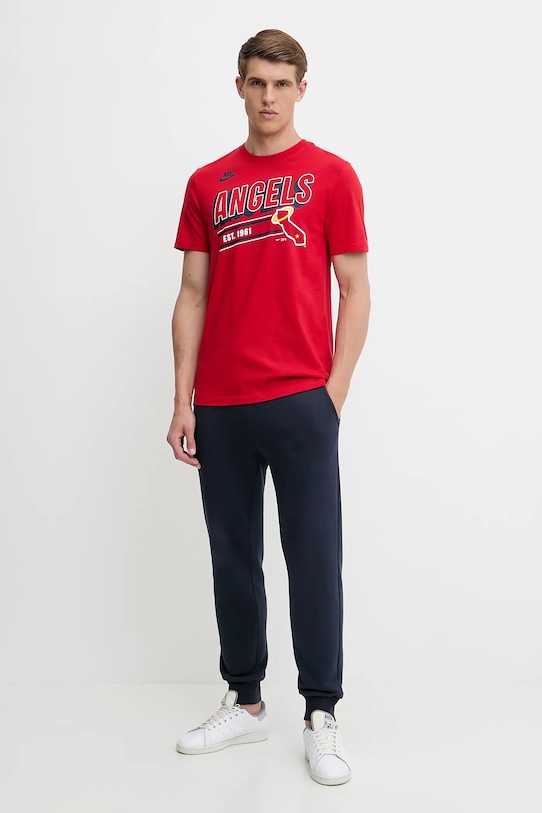 Футболка хлопковая California Angels 1993-94 Nike, красный — фото 2