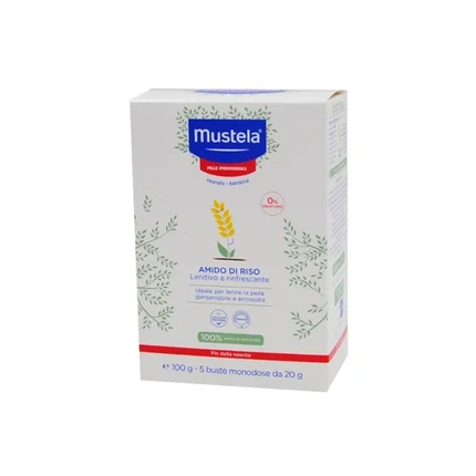 

Рисовый крахмал Mustela 5 пакетиков по 20 гр Laboratoires Expanscience