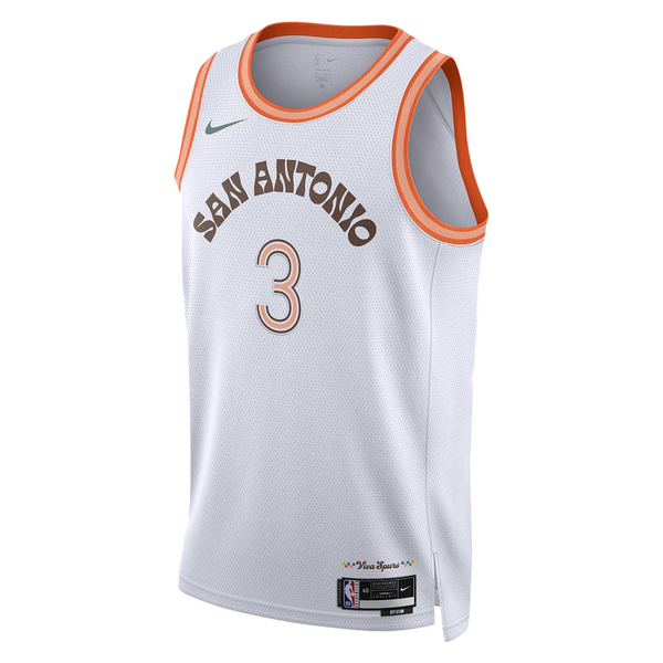 

Майка Nike Dri-FIT NBA Swingman Jersey 2023/24 City Edition 'San Antonio Spurs Keldon Johnson', белый, Серый, Майка Nike Dri-FIT NBA Swingman Jersey 2023/24 City Edition 'San Antonio Spurs Keldon Johnson', белый