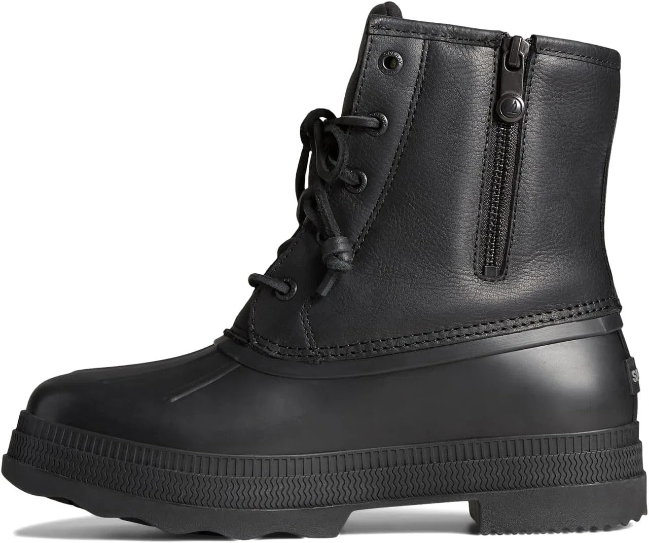Женские кожаные ботинки Sperry Saltwater 2.0, Black — фото 4
