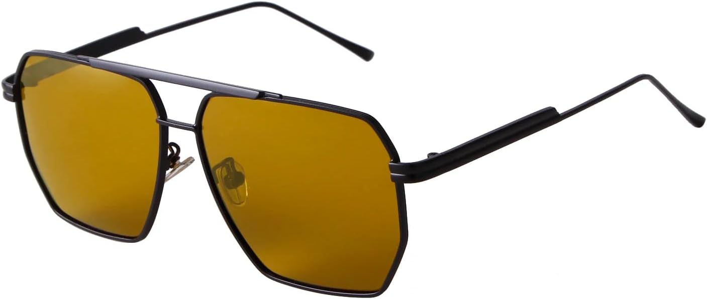 

Солнцезащитные очки с защитой UV400 | Розовые, плоская верхняя часть, большая оправа | для женщин и мужчин, для занятий спортом на открытом воздухе и вождения DSVIGF, 06