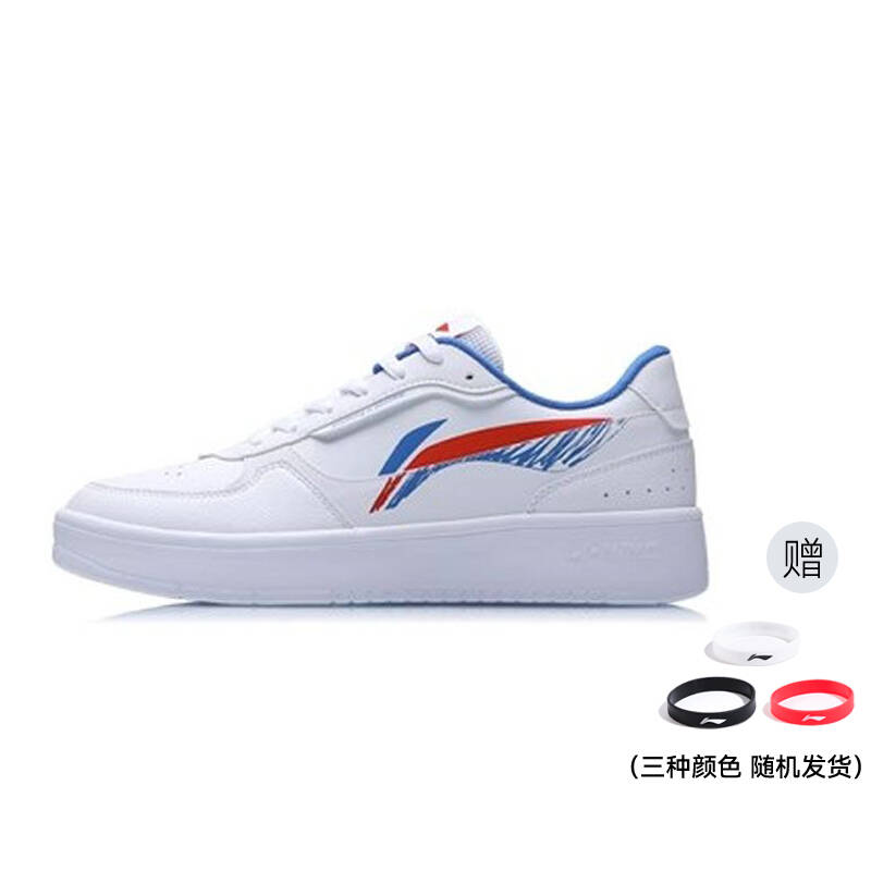 

LINING Кроссовки Duda Coverage Slip Resistant Waterproof Low top Skateboard Shoes мужские белый красный синий
