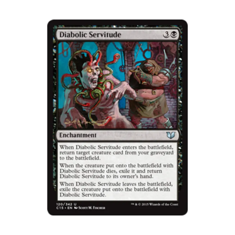 

CCG Дьявольское рабство (U), MTG - Commander 2015