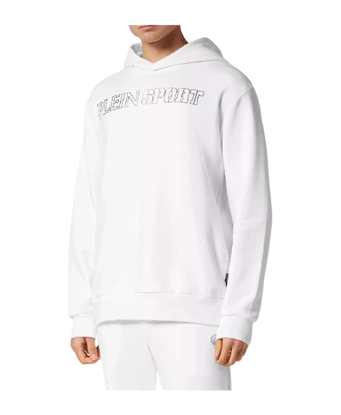 

Худи с тигровым принтом Plein Sport, белый