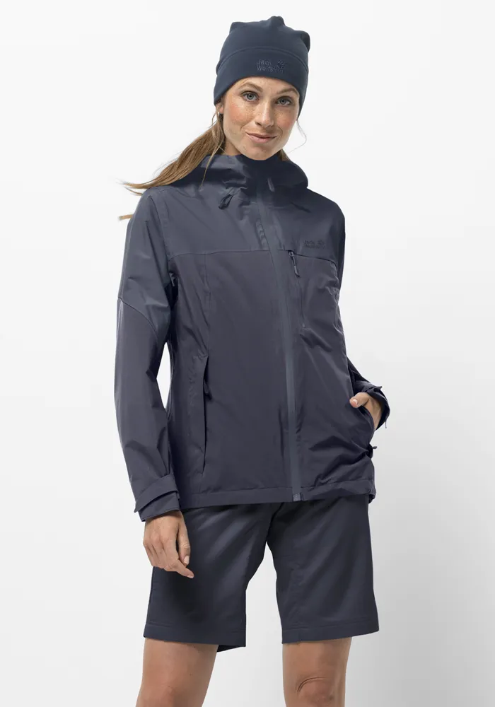 

Функциональная куртка Jack Wolfskin "GO HIKE JACKET W", с капюшоном, цвет Grafit