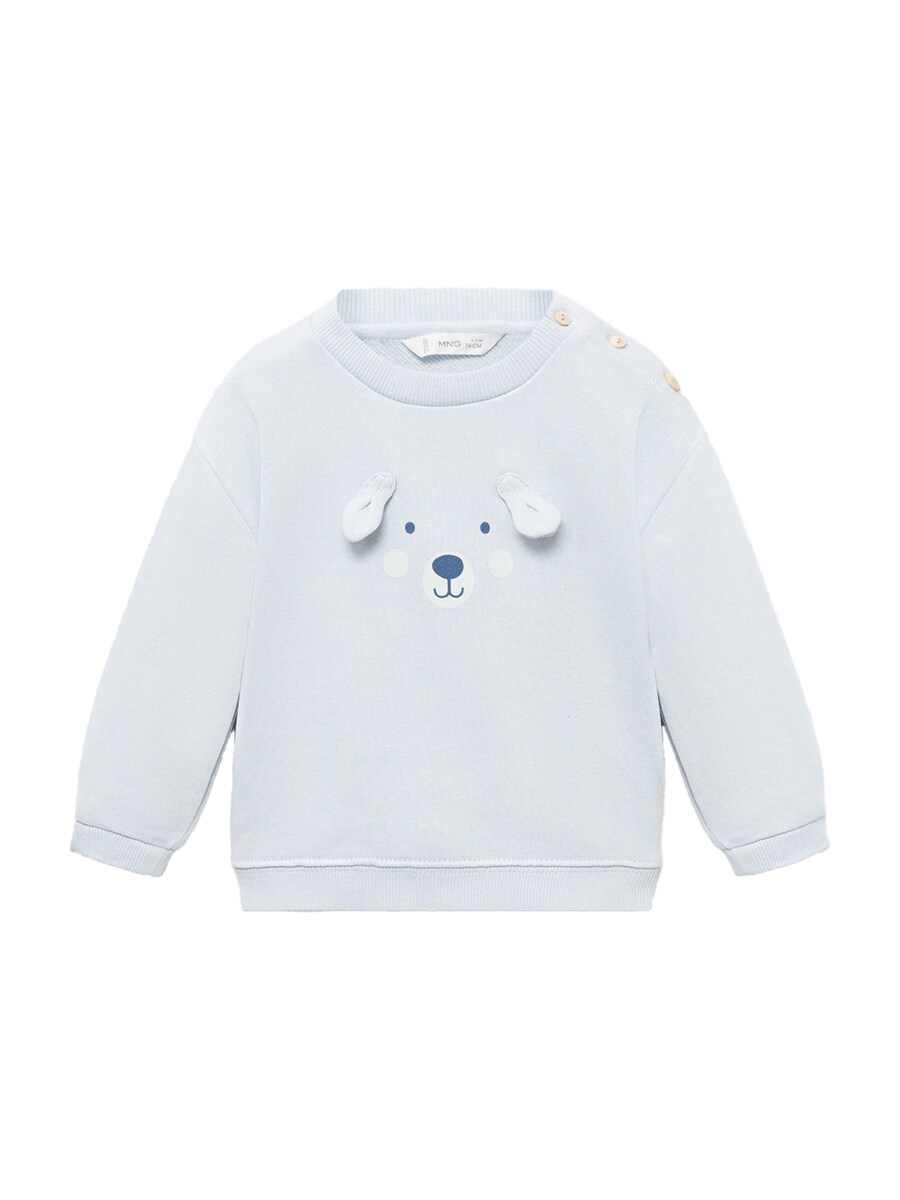 

Толстовка MANGO KIDS EARS, цвет Sapphire/Pastel blue