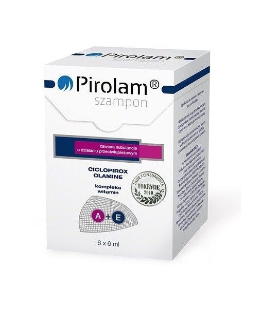 

Шампунь против перхоти Pirolam Szampon w Saszetkach po 6 мл, 6 шт