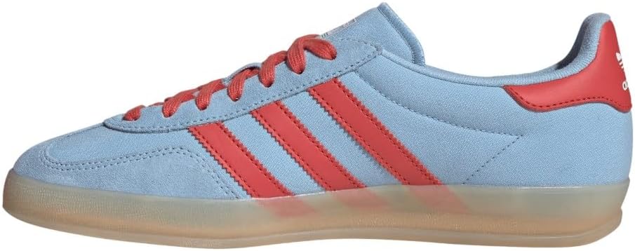 Мужские кроссовки adidas Gazelle Indoor на шнуровке, повседневные - синие — фото 3