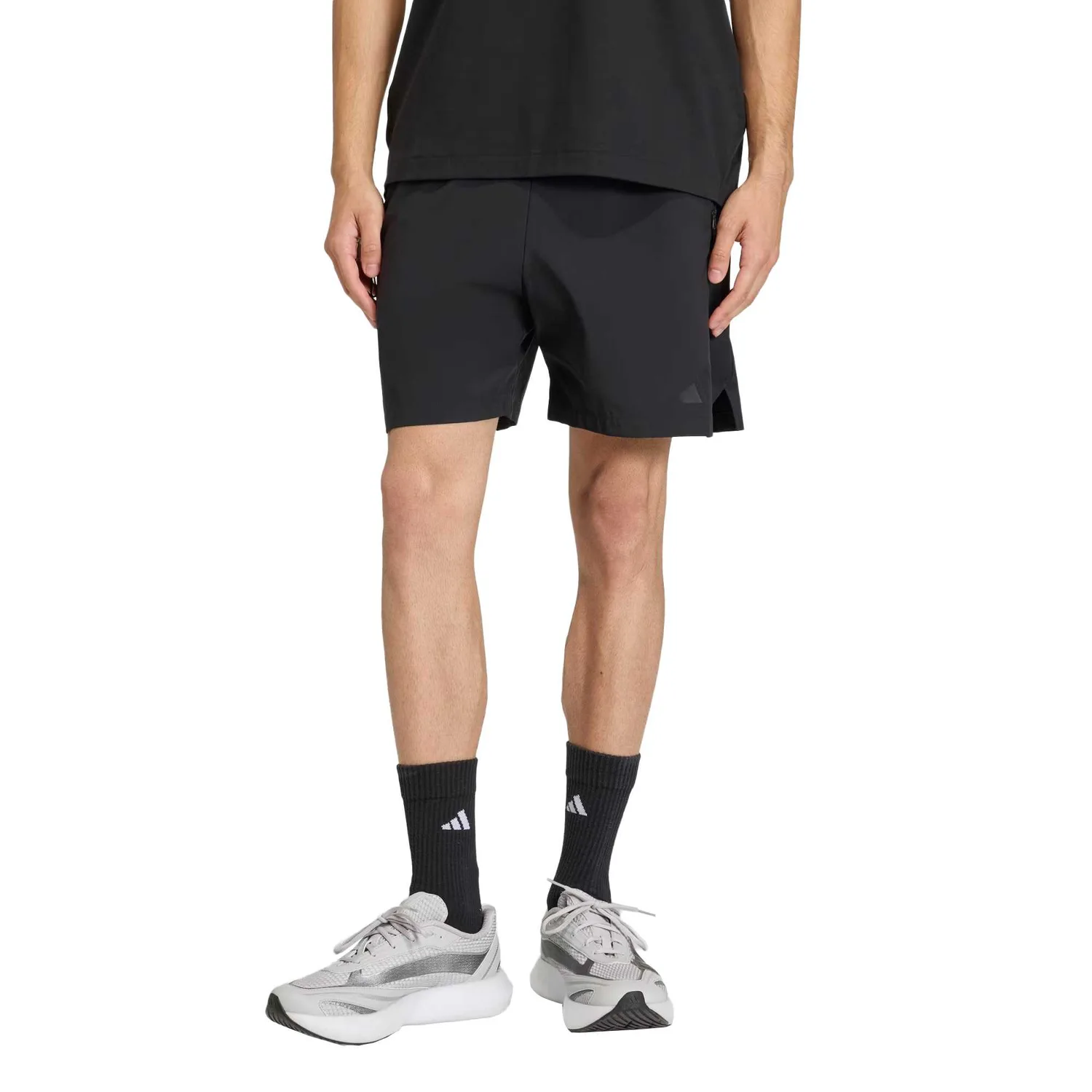 Adidas Шорты мужские ZNE Casual черные Moderate — фото 3