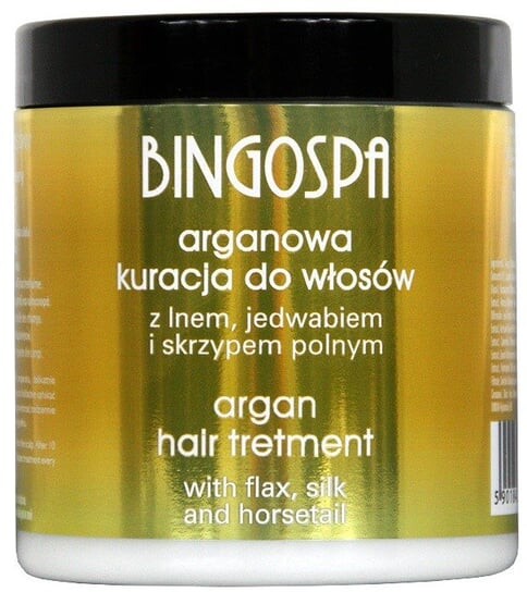 

Средство для ухода за волосами Bingospa Argan с льном