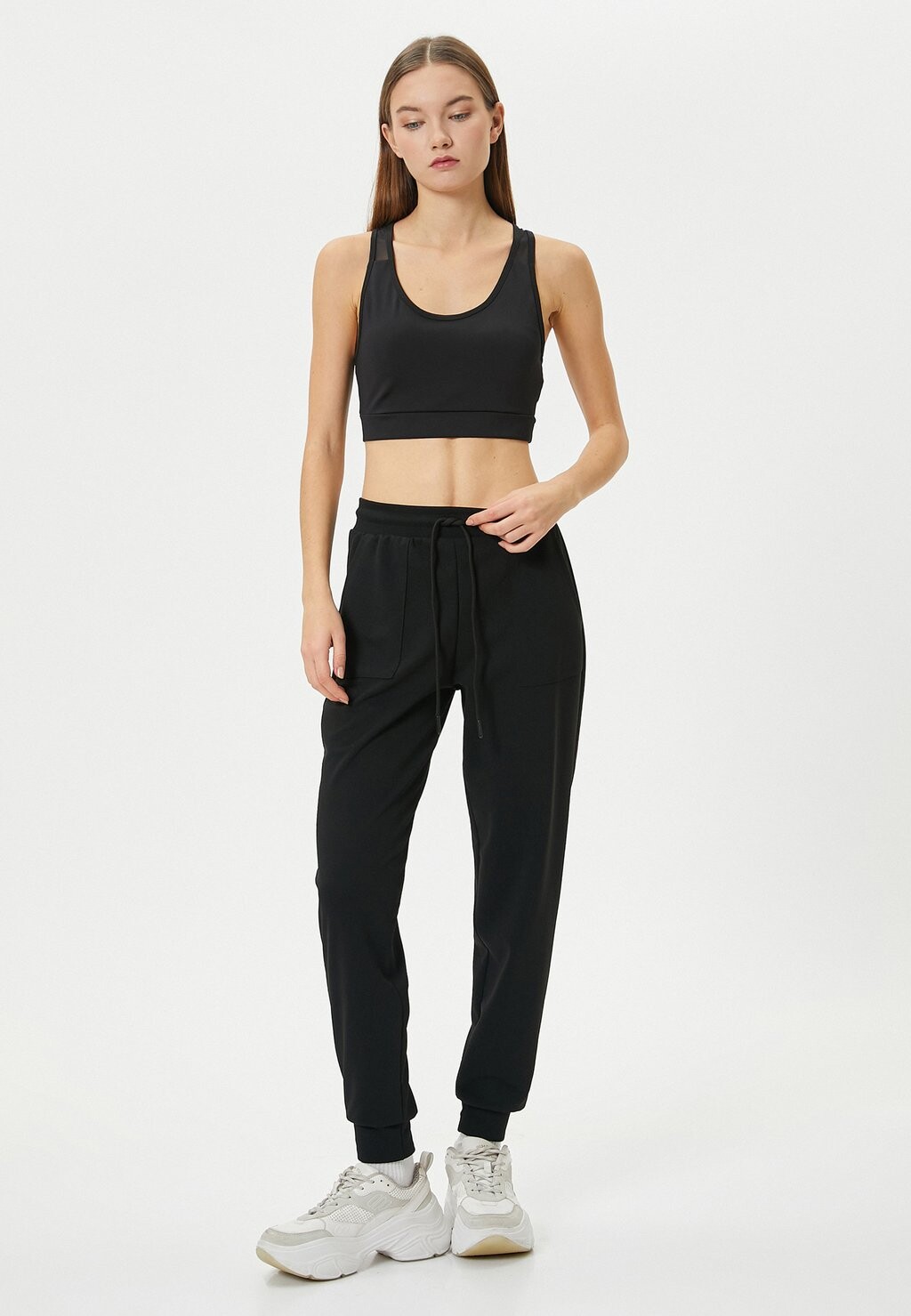 

Спортивные брюки JOGGER HIGH RISE DRAWSTRING POCKETS Koton, черный