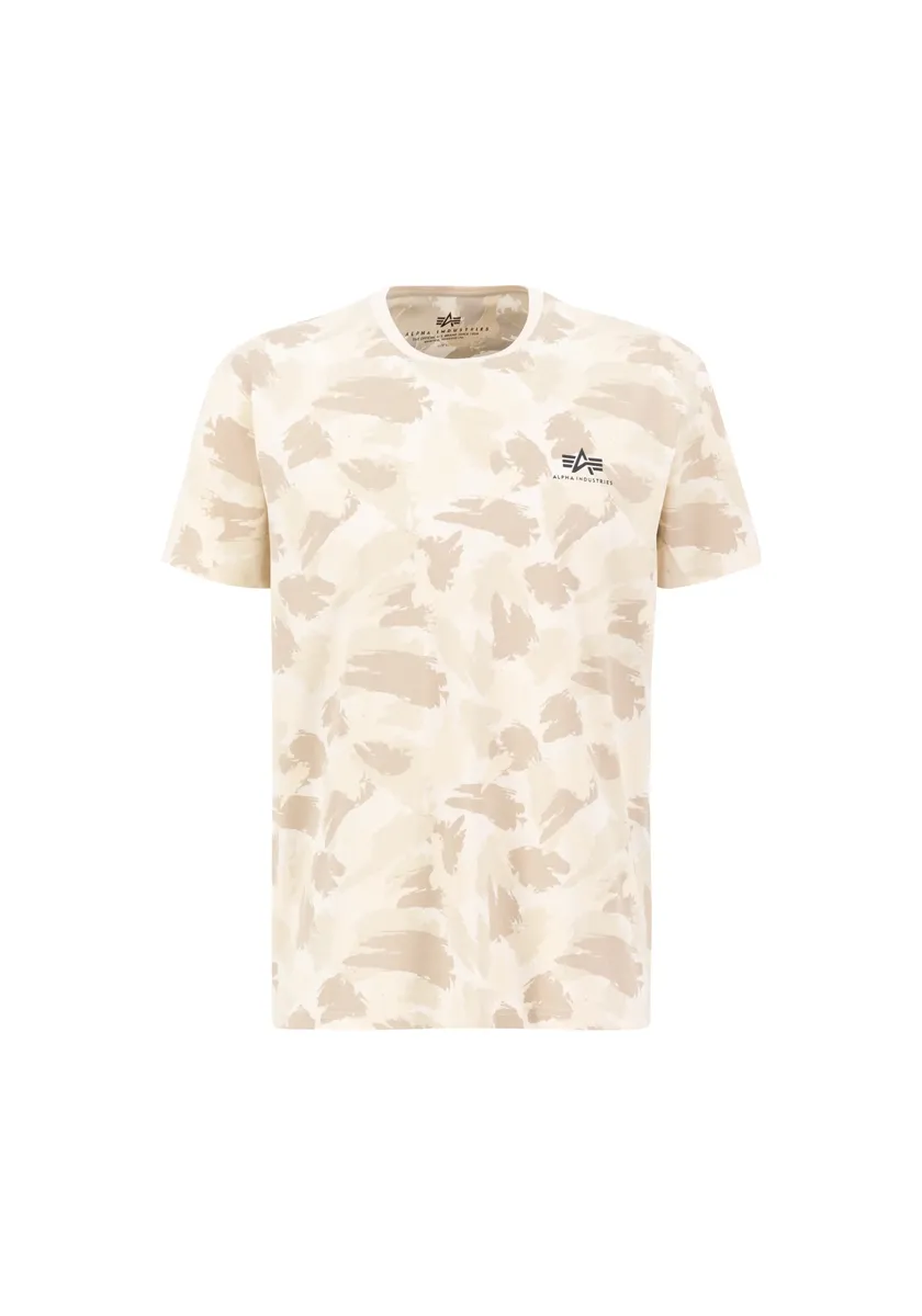 

Футболка Alpha Industries " Alpha Industries Мужчины - Футболки Basic T Small Logo Camo ", цвет Sand Camo