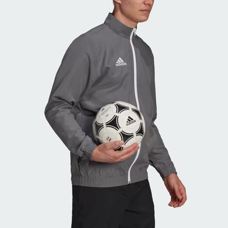 Куртка Entrada 22 мужская серая Adidas, серый — фото 4