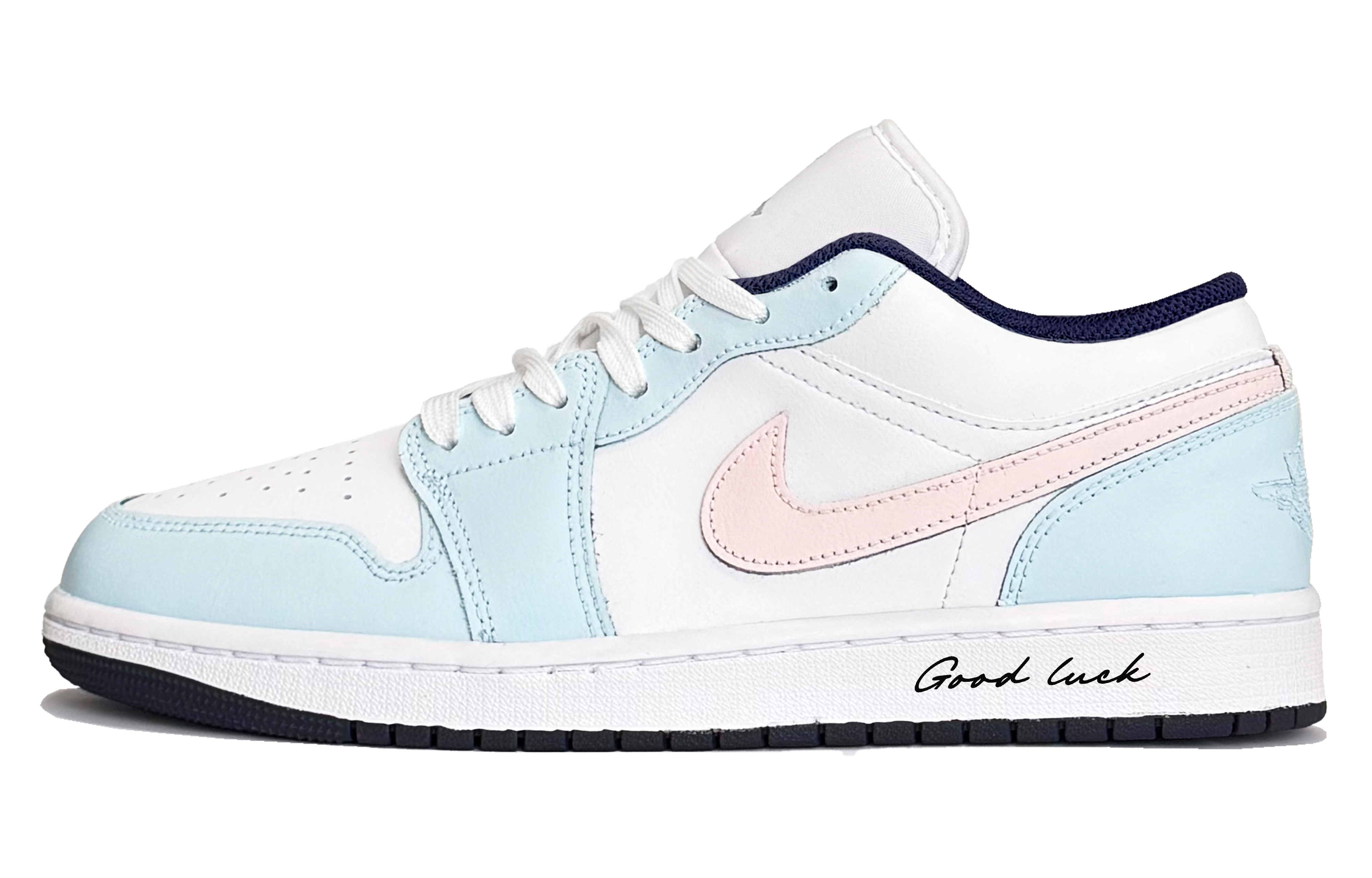 

Баскетбольные кроссовки Air 1 для детей начальной школы Jordan, синий