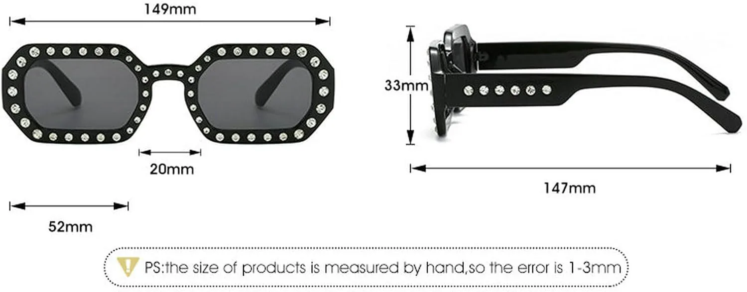 

COTIA Модные солнцезащитные очки в форме многоугольника и квадрата с кристаллами для женщин, маленькие прямоугольные солнцезащитные очки для мужчин с кристаллами, Red