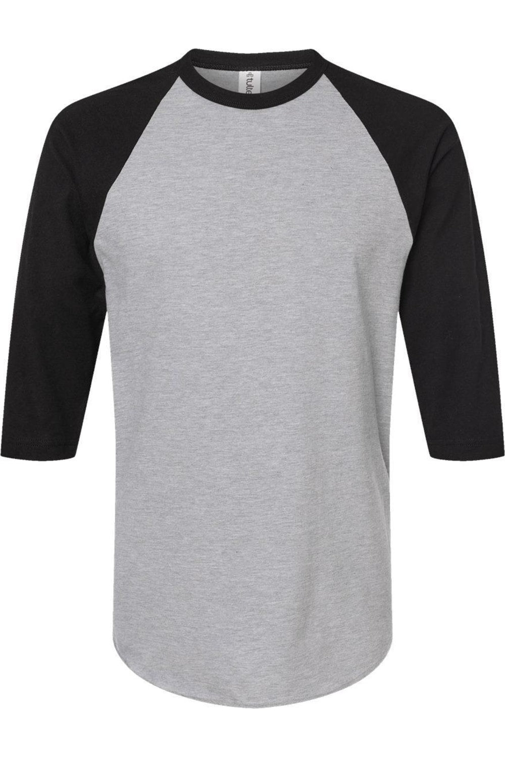 

Футболка-реглан из тонкого джерси Tultex Unisex, цвет heather grey/ black
