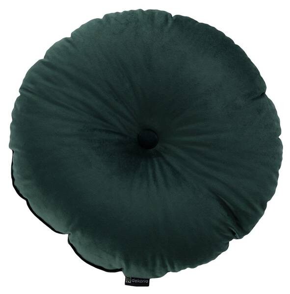 

Подушка Dekoria Velvet, 37x8x37 см, темно-зеленый