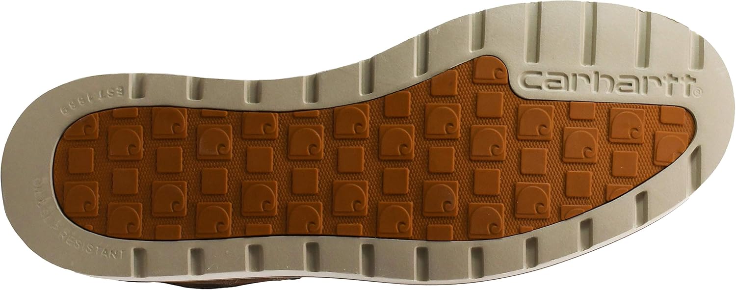 Мужские рабочие ботинки Carhartt с водонепроницаемой подошвой и мягким носком, высота 6 дюймов, коричневый — фото 4