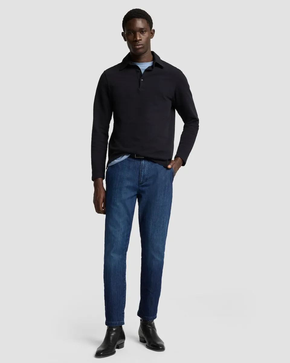 

Мужские джинсы слим средней посадки темно-синего цвета 7 For all mankind