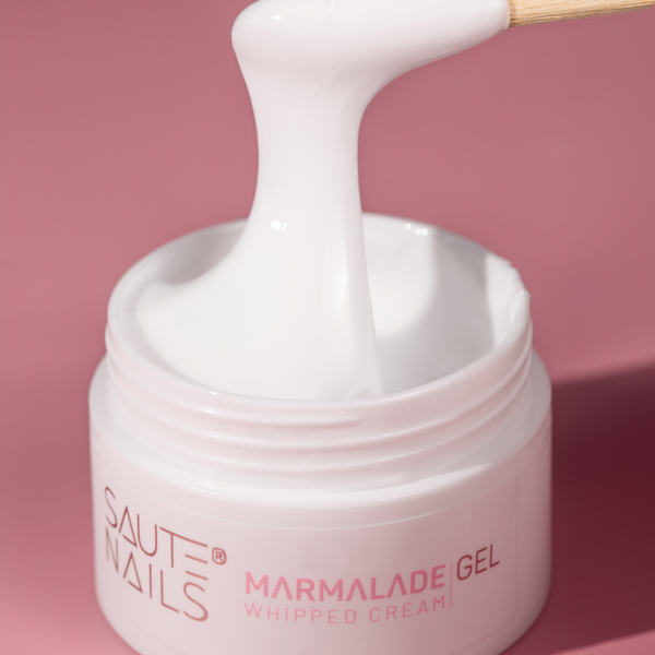 Гель-конструктор для взбитых сливок, 50 г Saute Nails Marmalade gel, цвет whipped cream — фото 2