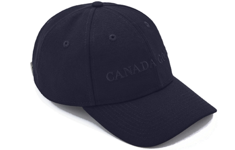 

Бейсболка с вышитым логотипом Wordmark Canada Goose, синяя