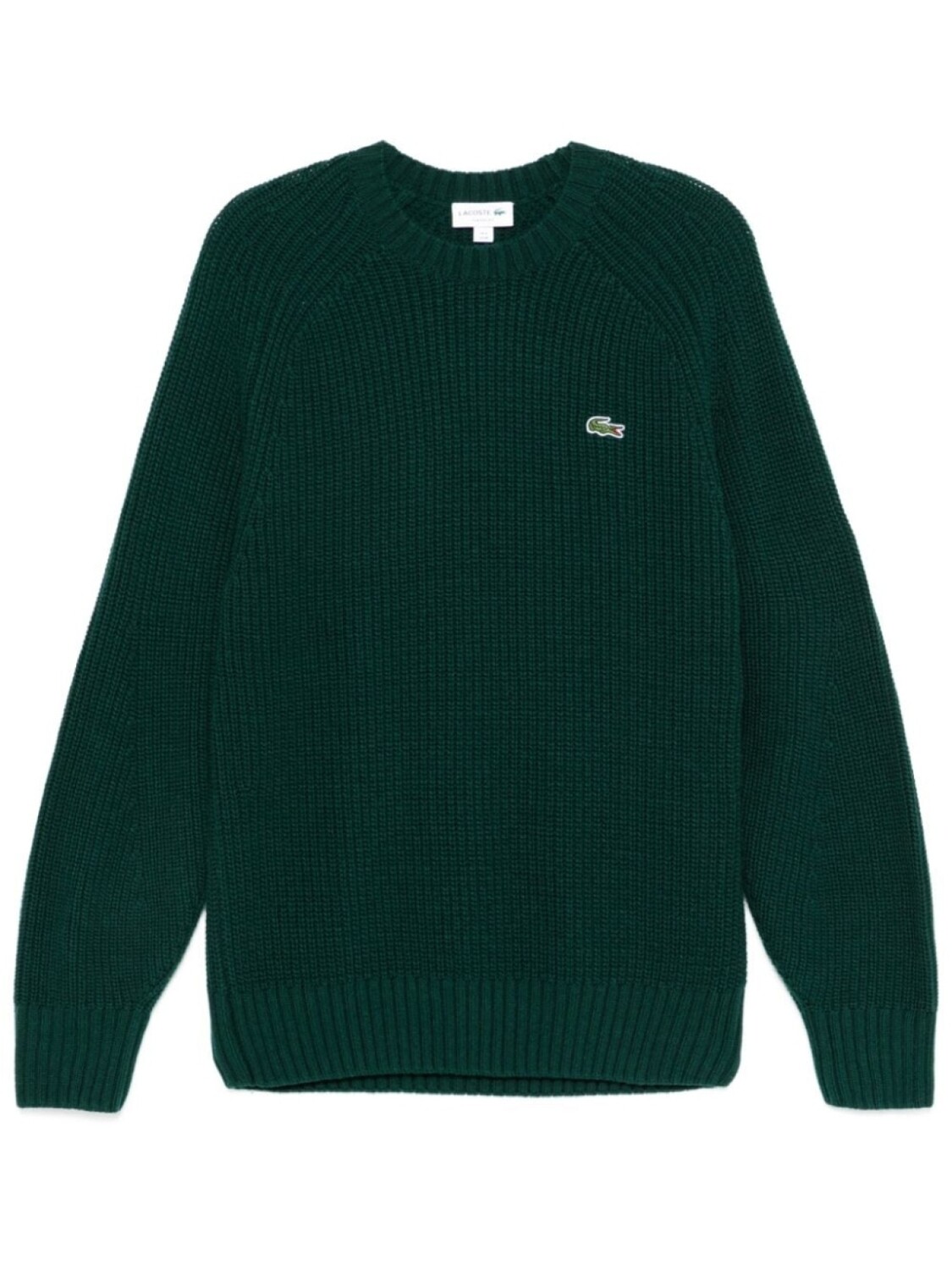 

Lacoste шерстяной свитер с круглым вырезом, зеленый