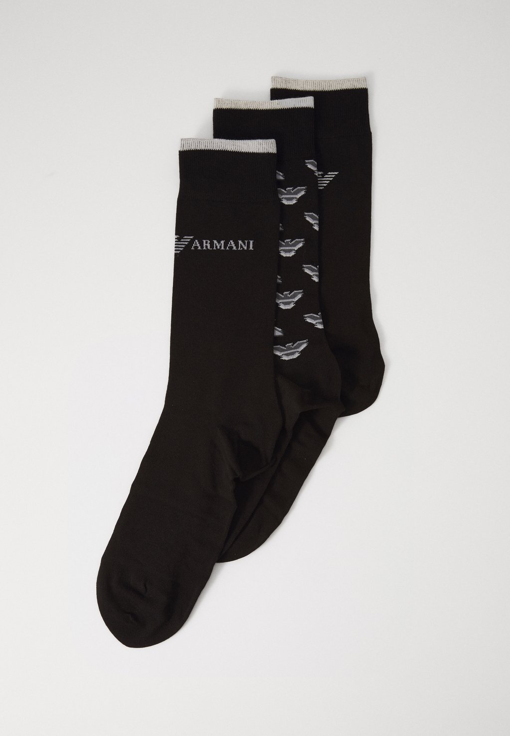 

Носки SOCKS SET 3 PACK Emporio Armani, черный