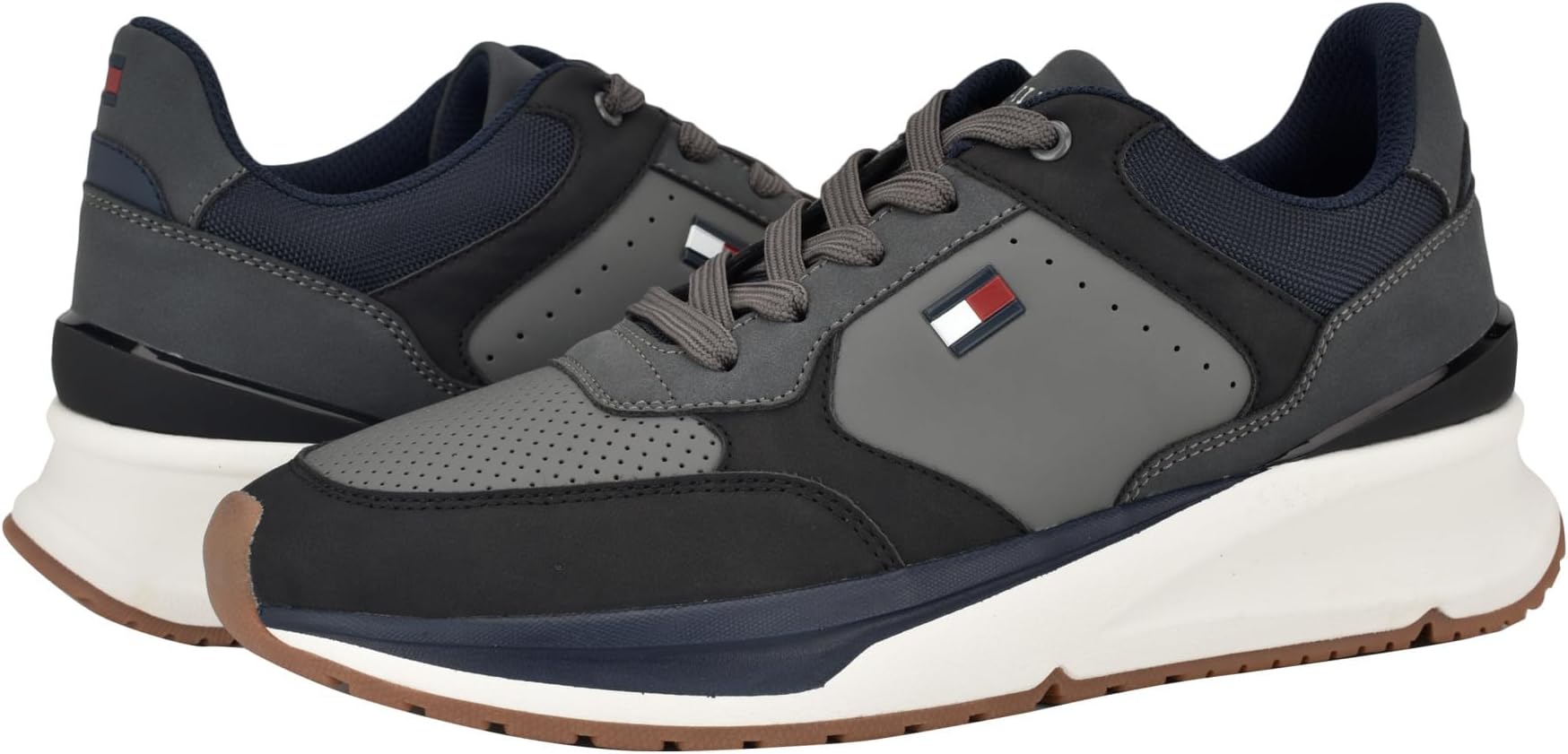 

Кроссовки Tommy Hilfiger World, цвет Black/Grey Multi