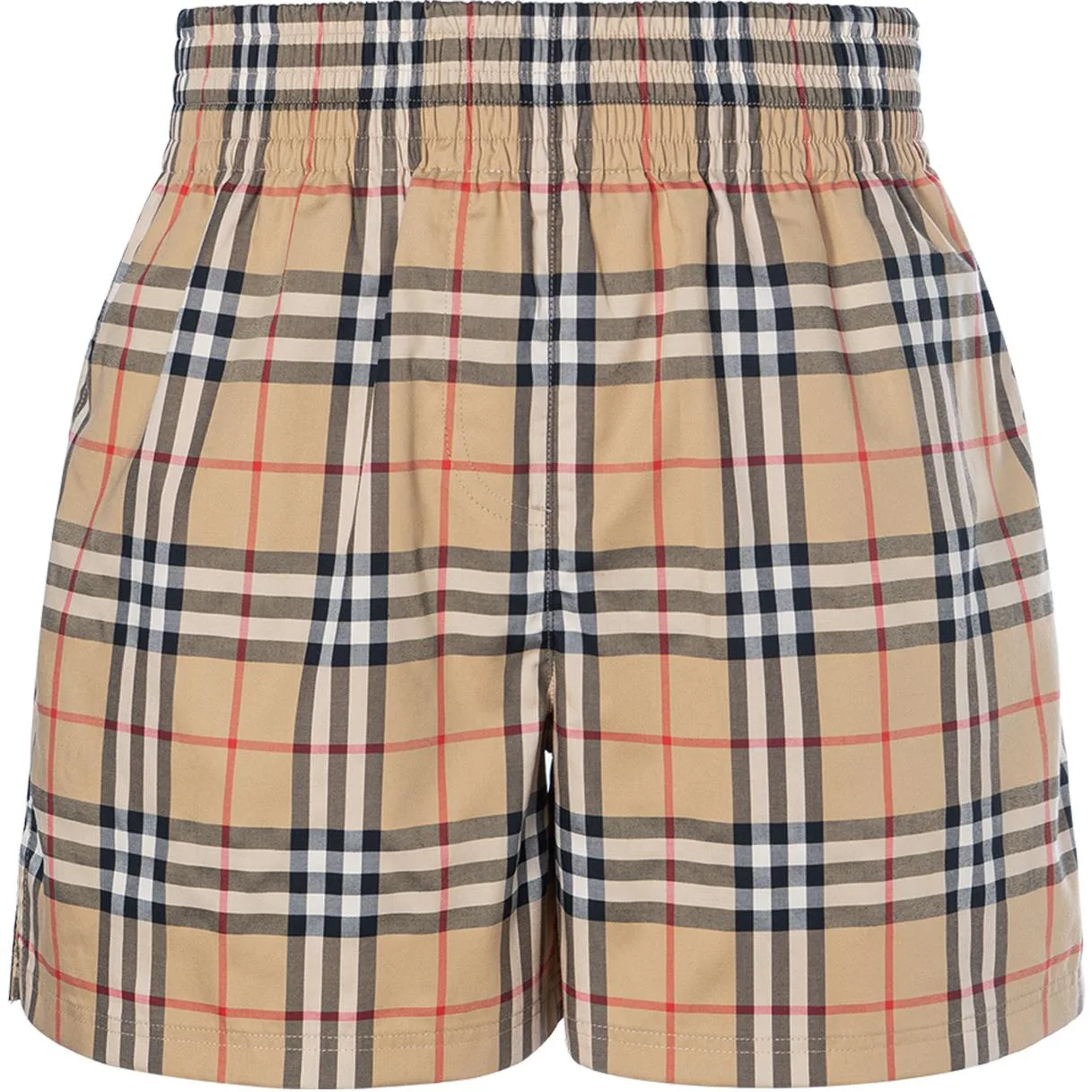 Шорты Burberry Vintage Check, с боковой полосой, бежевый — фото 3
