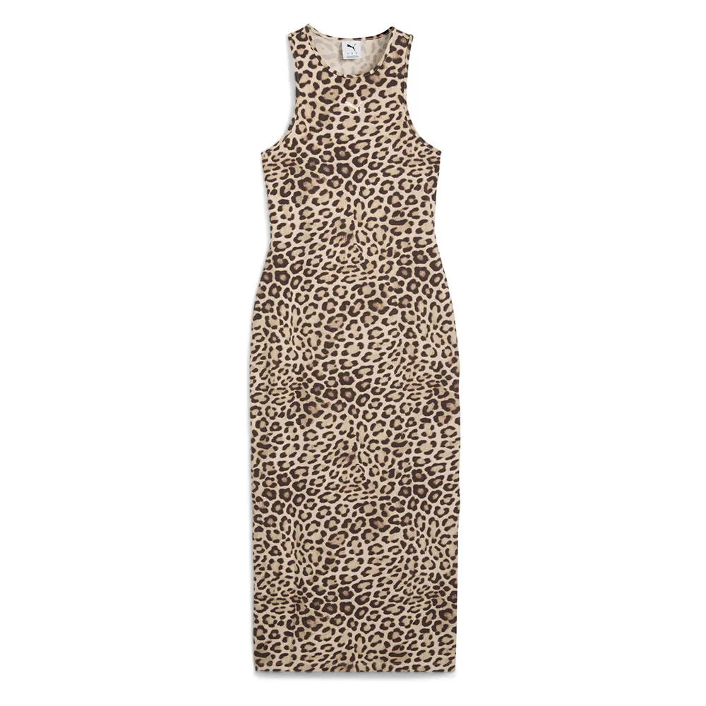 

Платье Puma Leo Luxe Slim Fit, коричневый