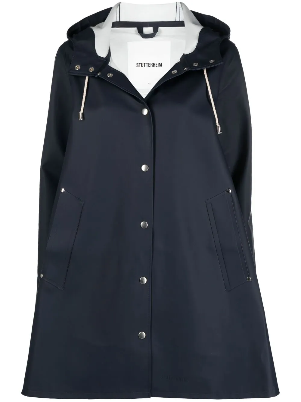 

Плащ Mosebacke с капюшоном Stutterheim, синий