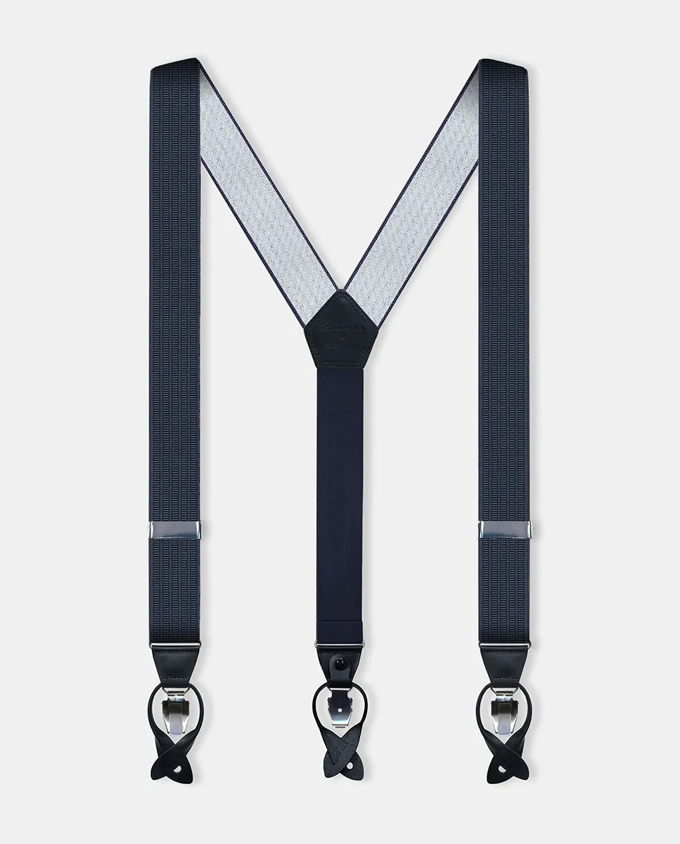 

Двойной ремень для мужчин в футляре Leyva, синий