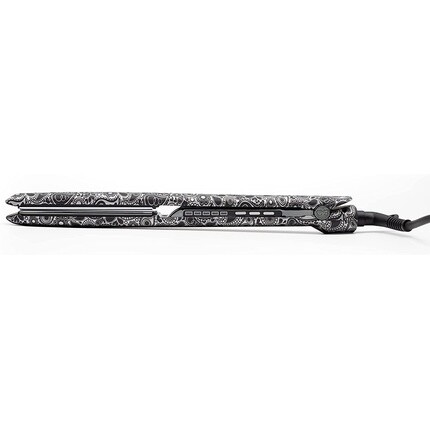 Выпрямитель для волос C3 Paisley Silver Soft Touch с титановыми пластинами и плойкой для тонких волос, Corioliss — фото 3