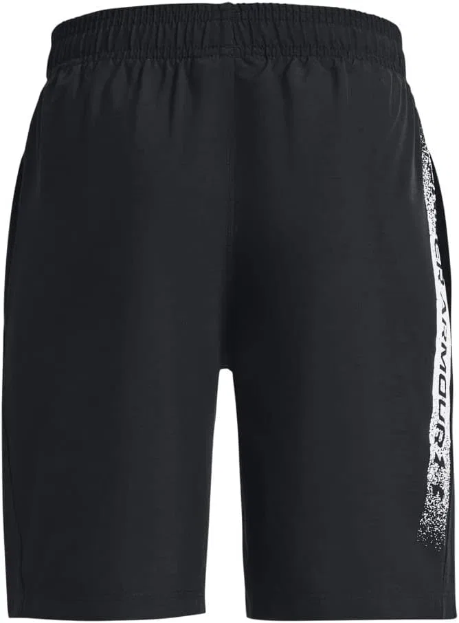 Детские шорты Under Armour с графическим принтом, Black (003)/Black — фото 2